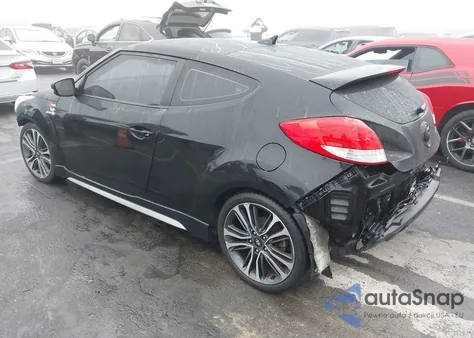 2016 Hyundai Veloster Turbo из США, поврежденный, VIN KMHTC6AE5GU286329